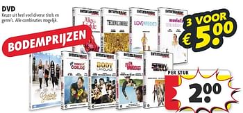 Aanbiedingen Dvd keuze uit heel veel diverse titels en genre`s - Huismerk - Kruidvat - Geldig van 22/07/2014 tot 03/08/2014 bij Kruidvat