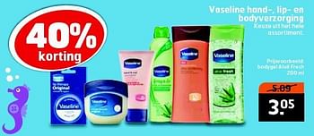 Aanbiedingen Vaseline hand-, lip- en bodyverzorging - Vaseline  - Geldig van 22/07/2014 tot 27/07/2014 bij Trekpleister
