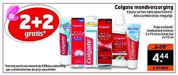 Aanbiedingen Colgate mondverzorging - Colgate - Geldig van 22/07/2014 tot 27/07/2014 bij Trekpleister