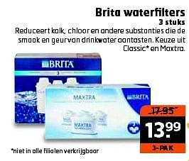 Aanbiedingen Brita waterfilters - Brita - Geldig van 22/07/2014 tot 27/07/2014 bij Trekpleister