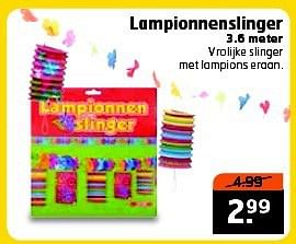 Aanbiedingen Lampionnenslinger - Huismerk - Trekpleister - Geldig van 22/07/2014 tot 27/07/2014 bij Trekpleister