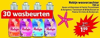 Aanbiedingen Robijn wasverzachter - Robijn - Geldig van 22/07/2014 tot 27/07/2014 bij Trekpleister