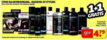 Aanbiedingen Shampoo shine boost - Syoss - Geldig van 22/07/2014 tot 03/08/2014 bij Kruidvat