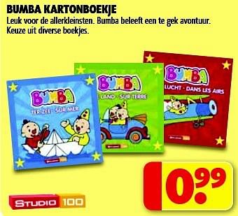 Aanbiedingen Bumbakartonboekje - Studio 100 - Geldig van 22/07/2014 tot 03/08/2014 bij Kruidvat