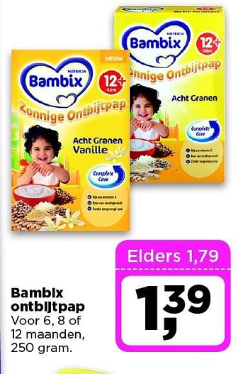 Aanbiedingen Bambix ontbijtpap - Bambix - Geldig van 22/07/2014 tot 28/07/2014 bij Dirx Drogisterijen