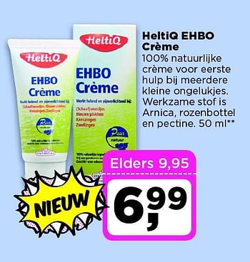 Aanbiedingen Heltiq ehbo crème - Heltiq - Geldig van 22/07/2014 tot 28/07/2014 bij Dirx Drogisterijen