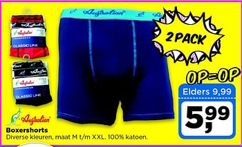 Aanbiedingen Boxershorts - Huismerk - Dirx Drogisterijen - Geldig van 22/07/2014 tot 28/07/2014 bij Dirx Drogisterijen