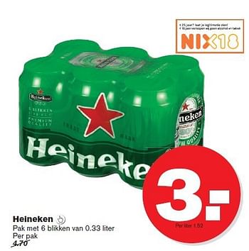 Aanbiedingen Heineken - Heineken - Geldig van 23/07/2014 tot 29/07/2014 bij Hoogvliet