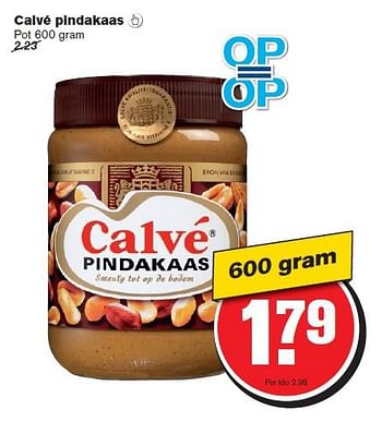 Aanbiedingen Calvé pindakaas - Calve - Geldig van 23/07/2014 tot 29/07/2014 bij Hoogvliet