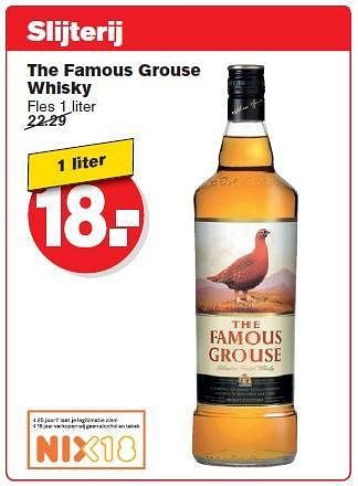 Aanbiedingen The famous grouse whisky - The Famous Grouse - Geldig van 23/07/2014 tot 29/07/2014 bij Hoogvliet