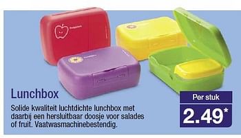 Aanbiedingen Lunchbox - Huismerk - Aldi - Geldig van 23/07/2014 tot 29/07/2014 bij Aldi