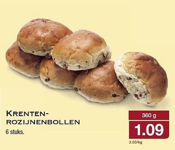 Aanbiedingen Krentenrozijnenbollen - Huismerk - Aldi - Geldig van 23/07/2014 tot 29/07/2014 bij Aldi
