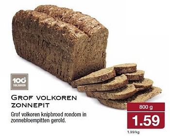 Aanbiedingen Grof volkoren zonnepit - Huismerk - Aldi - Geldig van 23/07/2014 tot 29/07/2014 bij Aldi