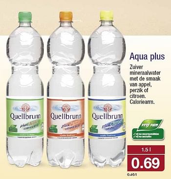 Aanbiedingen Aqua plus - Aquaplus - Geldig van 23/07/2014 tot 29/07/2014 bij Aldi