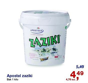 Aanbiedingen Apostel zaziki - Apostel - Geldig van 23/07/2014 tot 05/08/2014 bij Makro