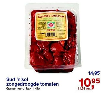 Aanbiedingen Sud `n`sol zongedroogde tomaten - Sud'n Sol - Geldig van 23/07/2014 tot 05/08/2014 bij Makro