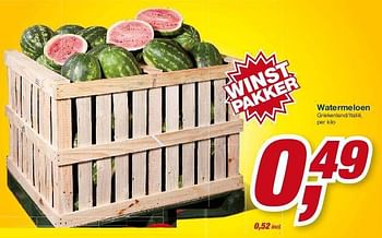 Aanbiedingen Watermeloen griekenland-italië - Huismerk - Makro - Geldig van 23/07/2014 tot 05/08/2014 bij Makro