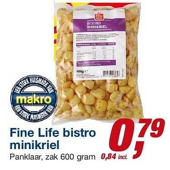 Aanbiedingen Fine life bistro minikriel - Fine Life - Geldig van 23/07/2014 tot 05/08/2014 bij Makro