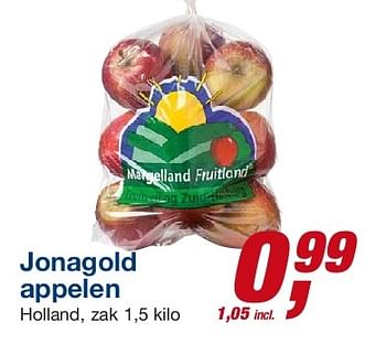 Aanbiedingen Jonagold appelen - Huismerk - Makro - Geldig van 23/07/2014 tot 05/08/2014 bij Makro