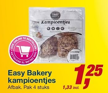 Aanbiedingen Easy bakery kampioentjes - Easy Bakery - Geldig van 23/07/2014 tot 05/08/2014 bij Makro