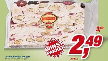 Aanbiedingen Ambachtelijke nougat - Quaranta - Geldig van 23/07/2014 tot 05/08/2014 bij Makro