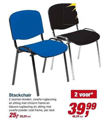 Aanbiedingen Stackchair - Huismerk - Makro - Geldig van 23/07/2014 tot 05/08/2014 bij Makro