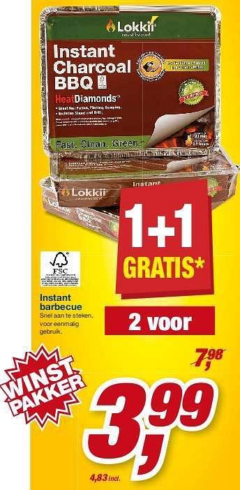 Aanbiedingen Instant barbecue - Lokkir - Geldig van 23/07/2014 tot 05/08/2014 bij Makro