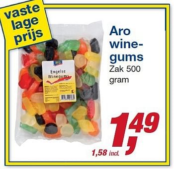 Aanbiedingen Aro winegums - Aro - Geldig van 23/07/2014 tot 05/08/2014 bij Makro