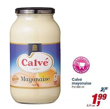 Aanbiedingen Calvé mayonaise - Calve - Geldig van 23/07/2014 tot 05/08/2014 bij Makro