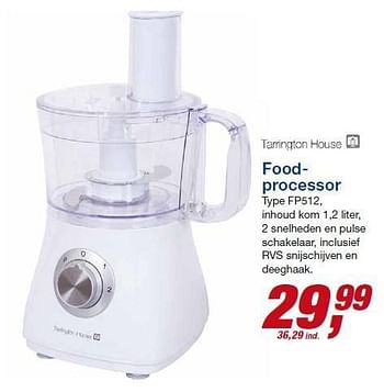 Aanbiedingen Tarrington house foodprocessor fp512 - Tarrington House - Geldig van 23/07/2014 tot 05/08/2014 bij Makro