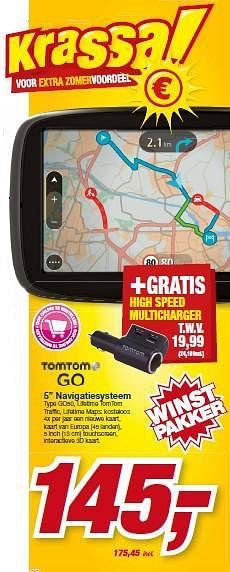 Aanbiedingen Tomtom navigatiesysteem go50 - TomTom - Geldig van 23/07/2014 tot 05/08/2014 bij Makro