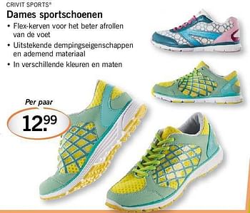 Aanbiedingen Crivit sports dames sportschoenen - Crivit Sports - Geldig van 24/07/2014 tot 27/07/2014 bij Lidl