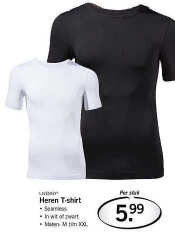Aanbiedingen Livergy heren t-shirt - Jolinesse - Geldig van 24/07/2014 tot 27/07/2014 bij Lidl