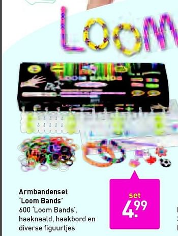 Aanbiedingen Armbandenset `loom bands` - Huismerk - Xenos - Geldig van 27/07/2014 tot 09/08/2014 bij Xenos
