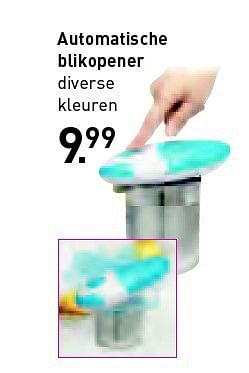 Aanbiedingen Automatische blikopener - Huismerk - Xenos - Geldig van 27/07/2014 tot 09/08/2014 bij Xenos