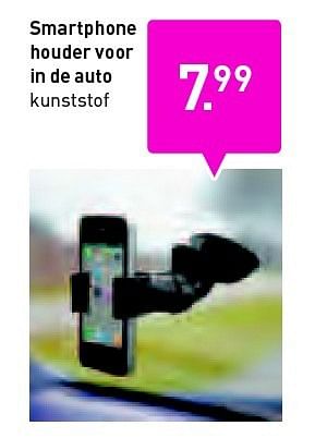 Aanbiedingen Smartphone houder voor in de auto - Huismerk - Xenos - Geldig van 27/07/2014 tot 09/08/2014 bij Xenos