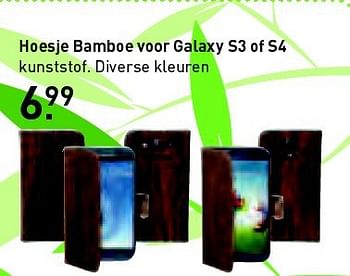 Aanbiedingen Hoesje bamboe voor galaxy s3 of s4 - Huismerk - Xenos - Geldig van 27/07/2014 tot 09/08/2014 bij Xenos