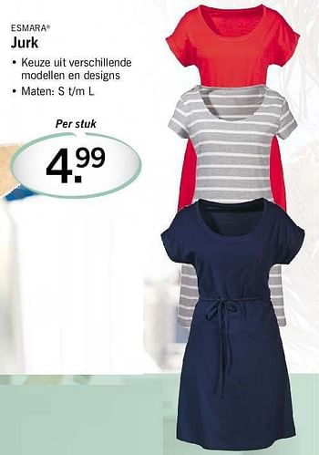 Aanbiedingen Esmara jurk - Esmara - Geldig van 28/07/2014 tot 30/07/2014 bij Lidl