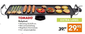 Aanbiedingen Tomado bakplaat - Tomado - Geldig van 28/07/2014 tot 06/08/2014 bij Blokker