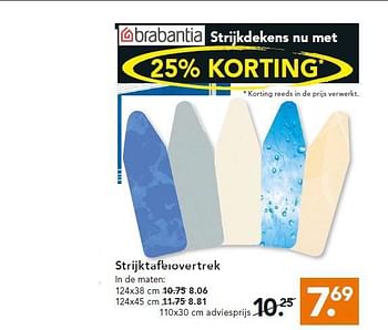 Aanbiedingen Strijktafelovertrek - Huismerk - Blokker - Geldig van 28/07/2014 tot 06/08/2014 bij Blokker