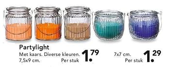 Aanbiedingen Partylight - Huismerk - Blokker - Geldig van 28/07/2014 tot 06/08/2014 bij Blokker