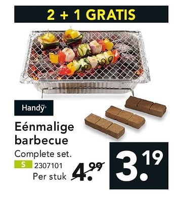 Aanbiedingen Eénmalige barbecue - Handy - Geldig van 28/07/2014 tot 06/08/2014 bij Blokker