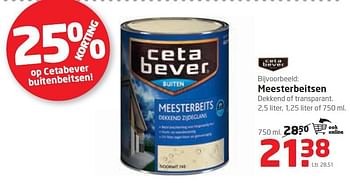 Aanbiedingen Meesterbeitsen - Ceta Bever - Geldig van 28/07/2014 tot 10/08/2014 bij Formido