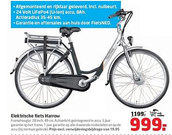 Aanbiedingen Elektrische fiets harrow - Huismerk - Formido - Geldig van 28/07/2014 tot 10/08/2014 bij Formido