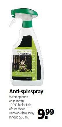 Aanbiedingen Anti-spinspray - Huismerk- Boerenbond - Geldig van 28/07/2014 tot 10/08/2014 bij Boerenbond