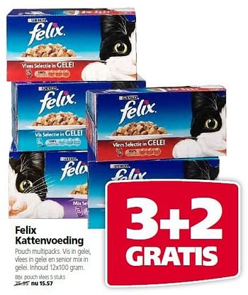 Aanbiedingen Felix kattenvoeding - Felix - Geldig van 28/07/2014 tot 10/08/2014 bij Boerenbond