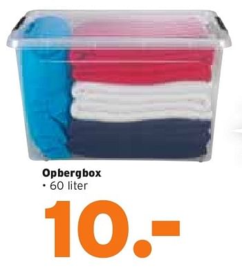 Aanbiedingen Opbergbox - Huismerk - Kwantum - Geldig van 28/07/2014 tot 10/08/2014 bij Kwantum