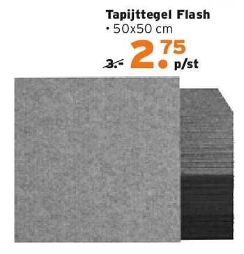 Aanbiedingen Tapijttegel flash - Huismerk - Kwantum - Geldig van 28/07/2014 tot 10/08/2014 bij Kwantum