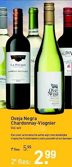 Aanbiedingen Oveja negra chardonnay-viognier - Witte wijnen - Geldig van 28/07/2014 tot 17/08/2014 bij Gall & Gall