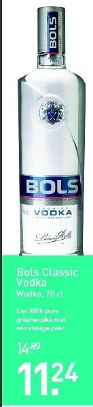 Aanbiedingen Bols classic vodka - Bols - Geldig van 28/07/2014 tot 17/08/2014 bij Gall & Gall